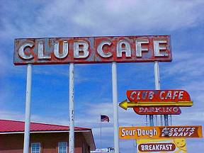 Club Cafe Sign