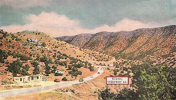 1940s Tijeras Canyon Post Card