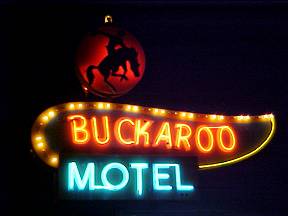 Buckaroo Motel Neon