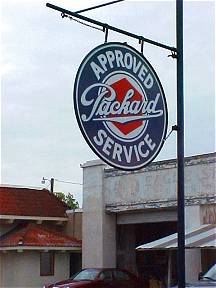 Packard Service Sign