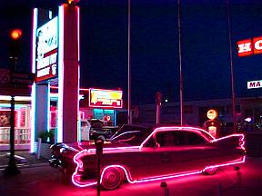 Ann's Chicken Fry Neon