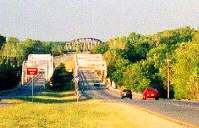 Historic Twin Bridges on Route 66 at Catoosa