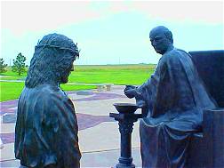 Christ Before Pilate Sculpture