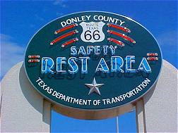 New Route 66 Rest Area in Donely County