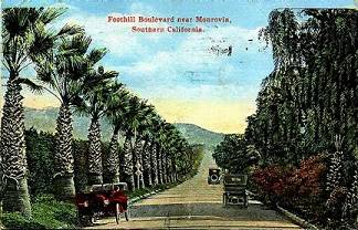 Foothill Blvd. in Monrovia 1923