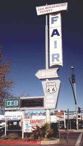 Vintage County Fair Sign in Victorville