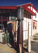 Vintage Gas Pumps at the Summit Inn