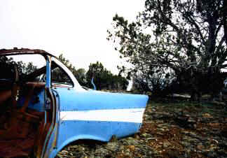 End of the Road in Hyde Park, Arizona