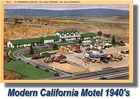 Modern California Motel - 1940